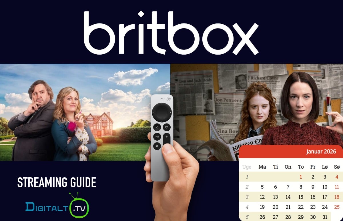Nyt på BritBox Januar 2026 Månedsguide