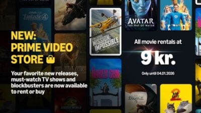 Prime Video tilbyder nu lej- eller køb-funktion til kunder i Danmark