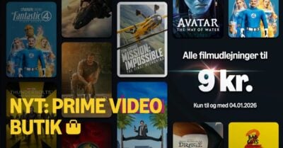Prime Video tilbyder nu lej- eller køb-funktion til kunder i Danmark