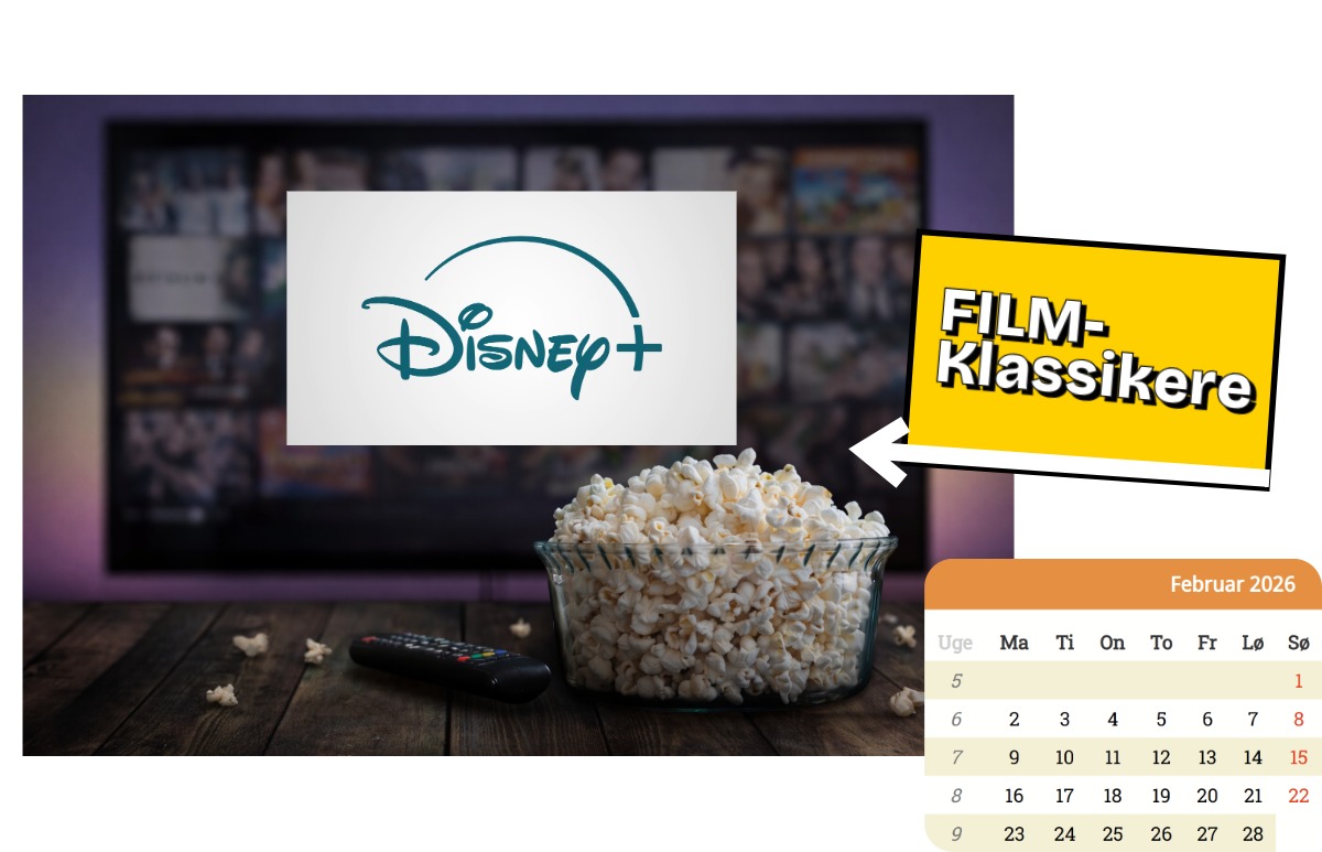 Klassiske film på Disney+ februar 2026