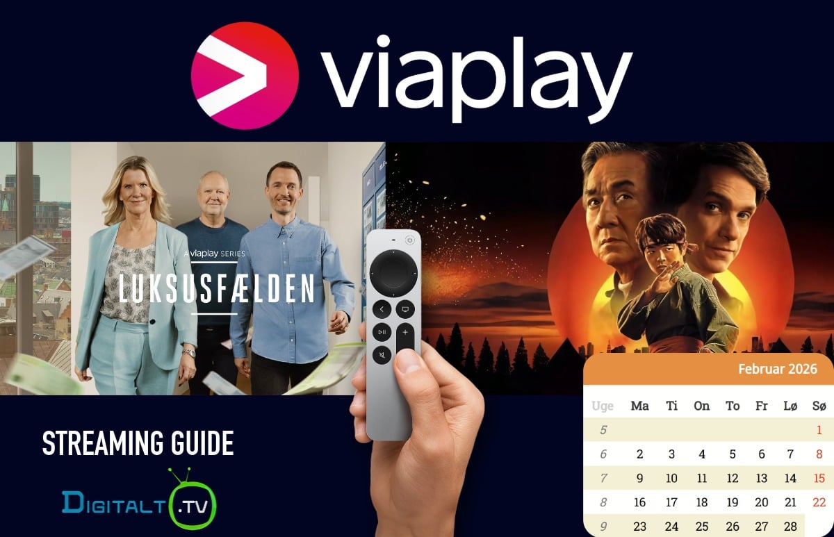 Nyt på Viaplay Februar 2026 Månedsguide