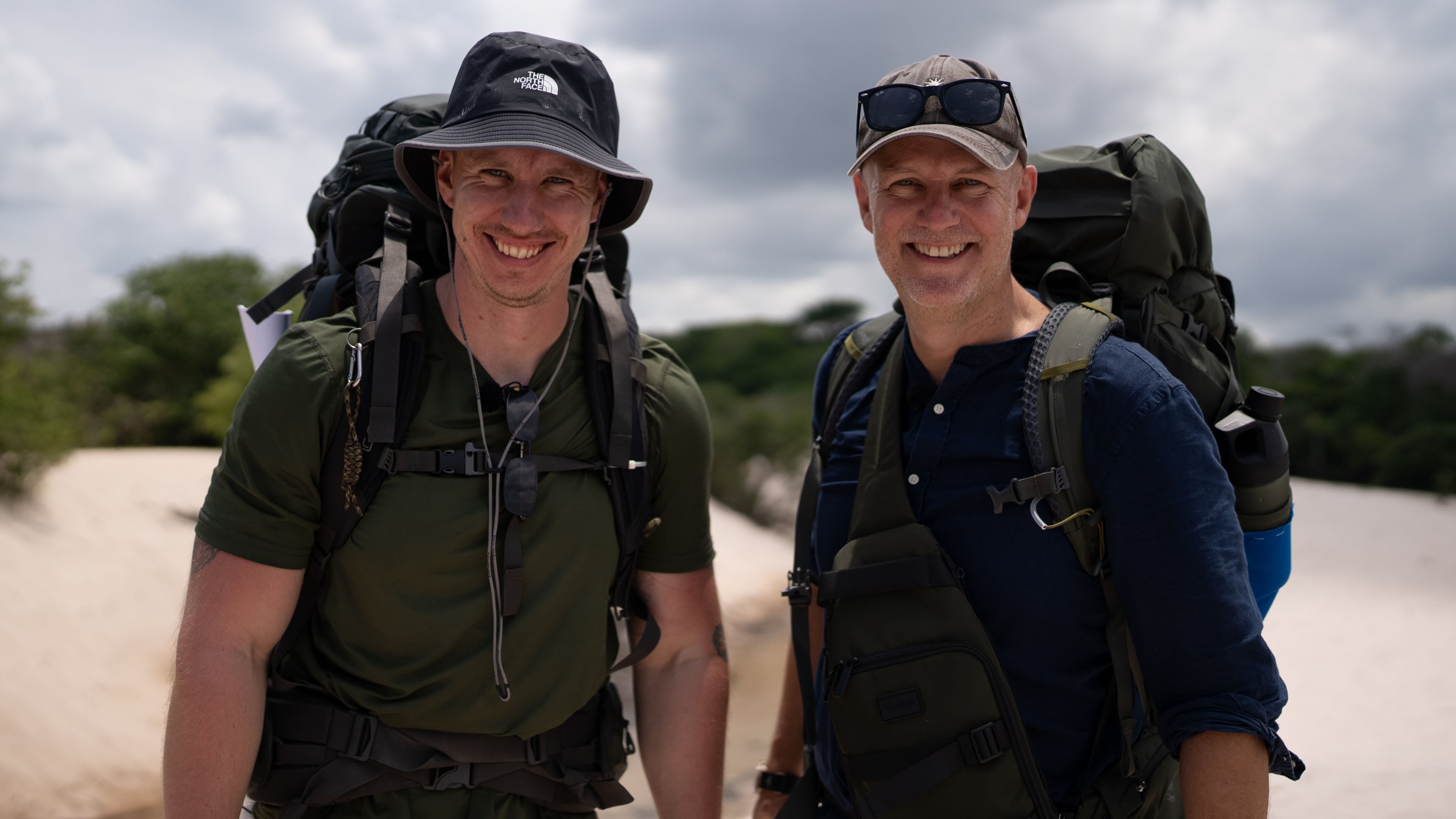 Skuespilleren Troels Lyby rejser med sønnen Johannes Lyby i sjette sæson af 'Først til verdens ende'.Fremantle/TV 2