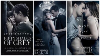 Hele Fifty Shades-trilogien er tilbage på Netflix