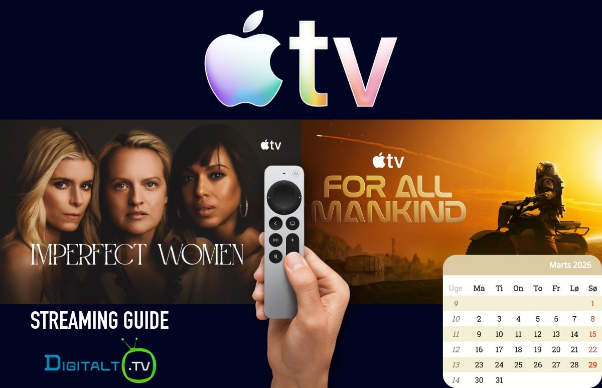 Nyt på Apple TV marts 2026 Månedsguide