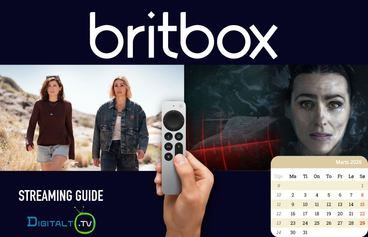 Nyt på Britbox marts 2026 Månedsguide