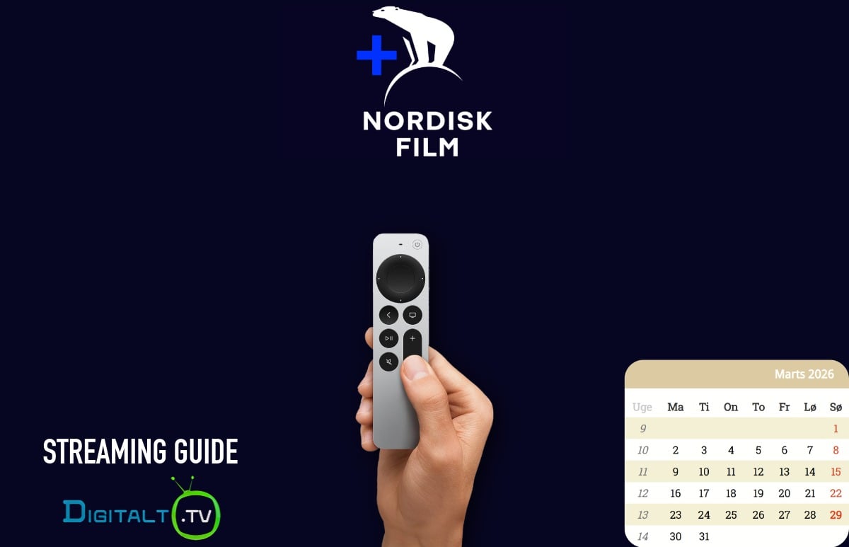 Nyt på Nordisk Film+ marts 2026 Månedsguide