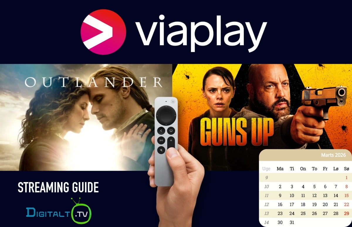 Nyt på Viaplay marts 2026 Månedsguide