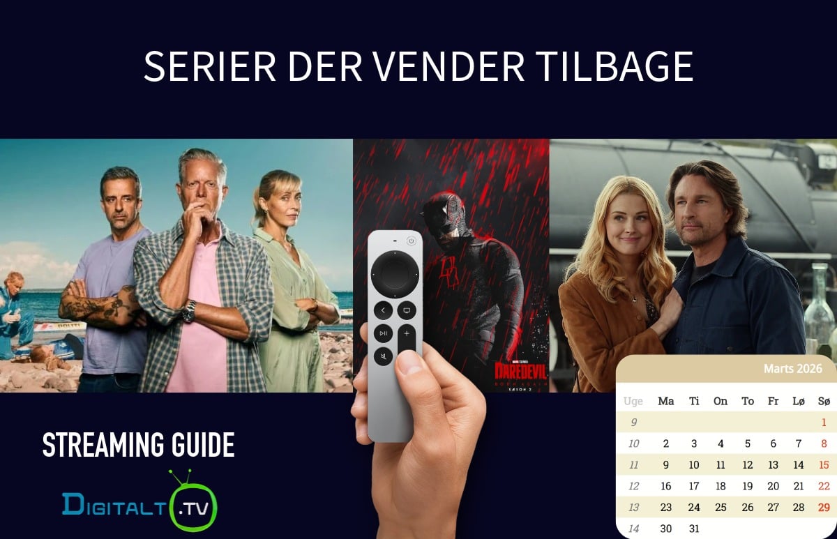 Disse Serier vender tilbage med nye sæsoner i marts 2026