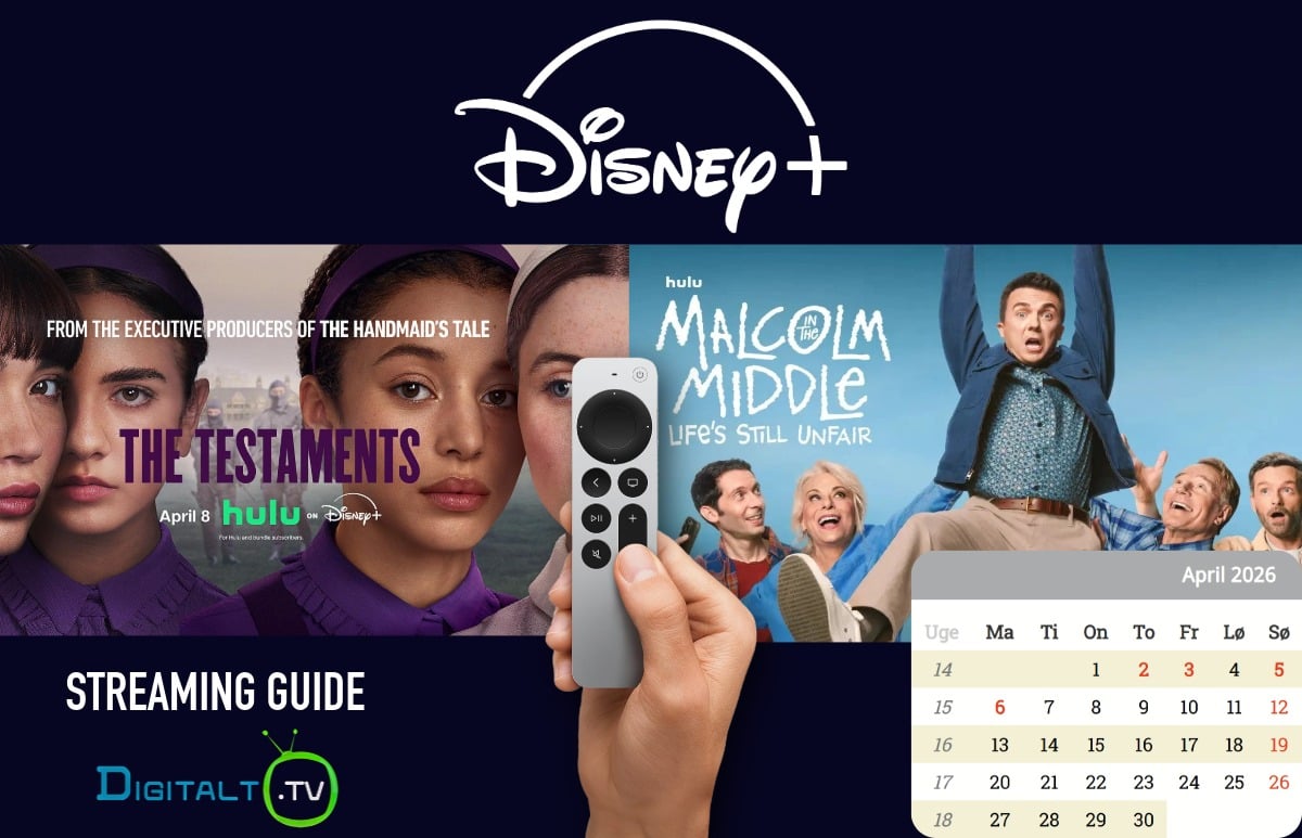 Nyt på Disney+ april 2026 Månedsguide