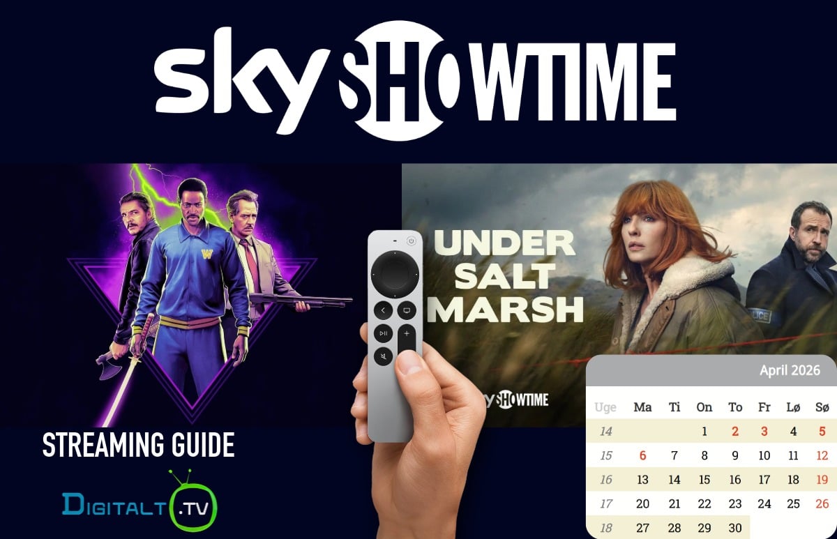 Nyt på SkyShowtime april 2026