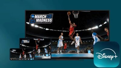 Se March Madness basketball på Disney+