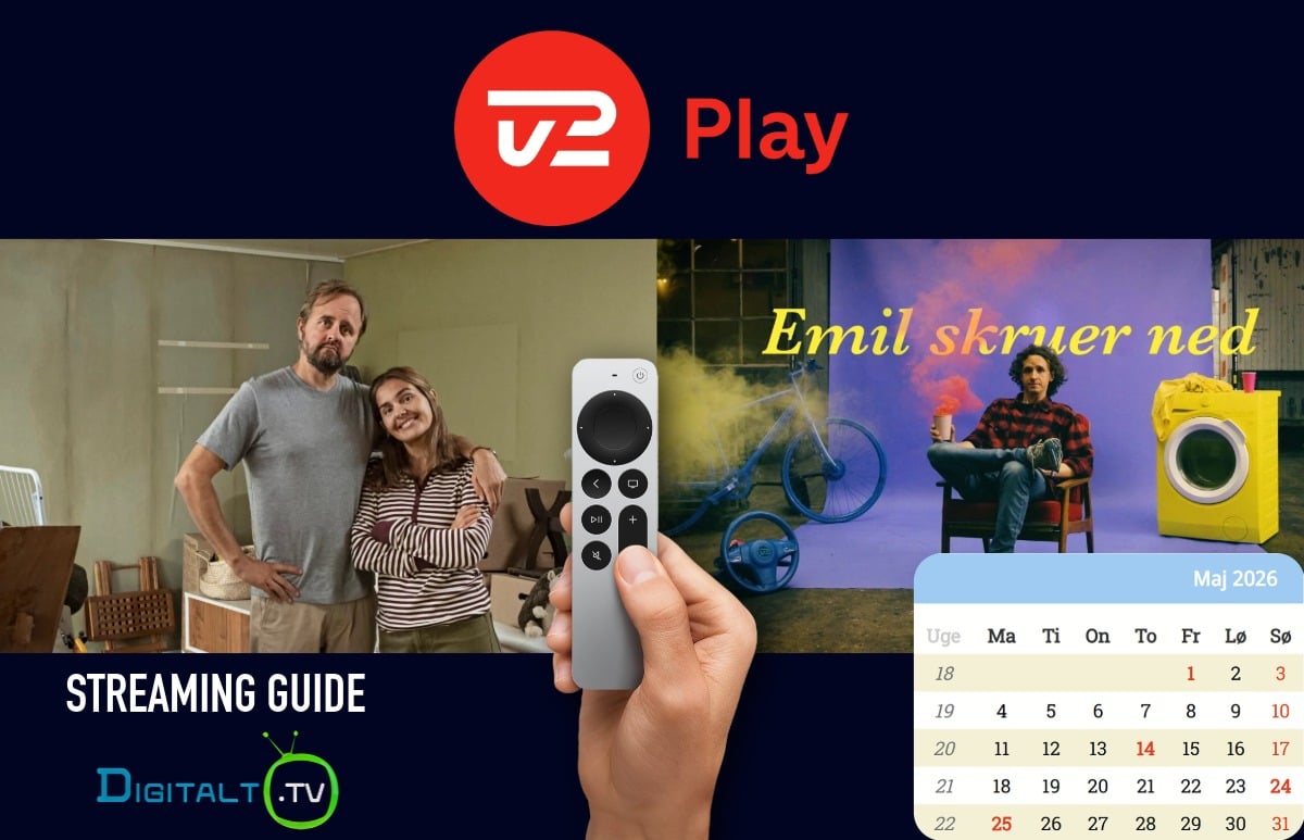 Nyt på TV 2 Play maj 2026 Månedsguide