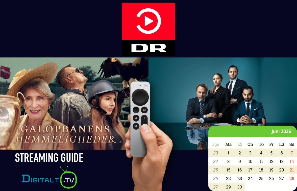 Nyt på DRTV juni 2026 Månedsguide