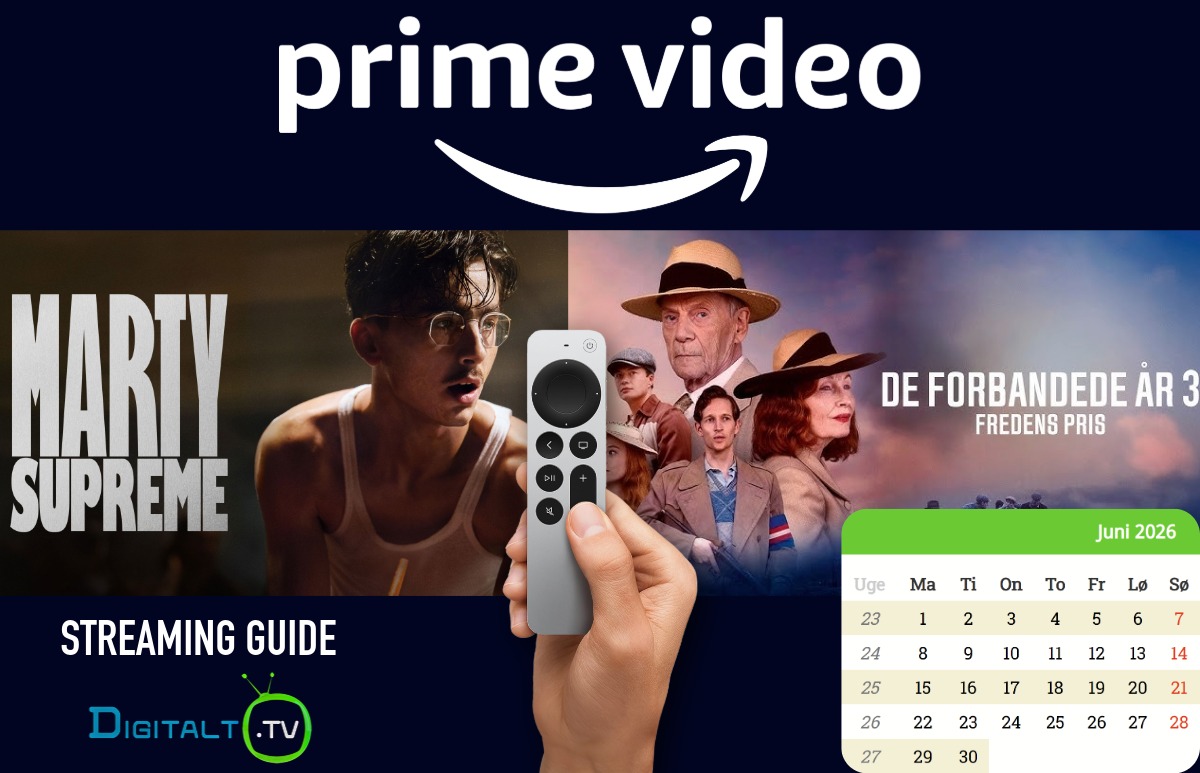 Nyt på Prime Video juni 2026 Månedsguide