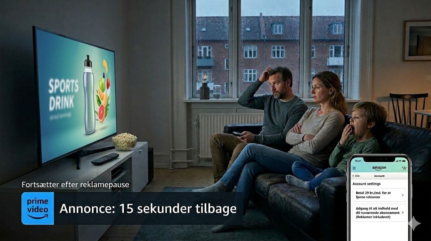 Prime Video får reklamer i Danmark – nogle kunder kan ikke betale sig fra dem