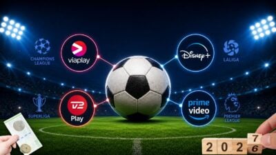 Fodbold i TV og streaming 202627 Hvem sender hvad, og hvad koster det