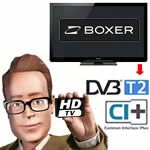 Boxer fladskærme DVB-T2 CI+ TV 2 HD