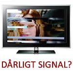 Dårligt tv-signal TV-Signal problemer 800 Mhz