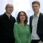Niels Krause-Kjær, Frederikke Ingemann og Martin Krasnik er værter på DR2, den nye samfundskanal. Foto: Lone Kröning Mogensen