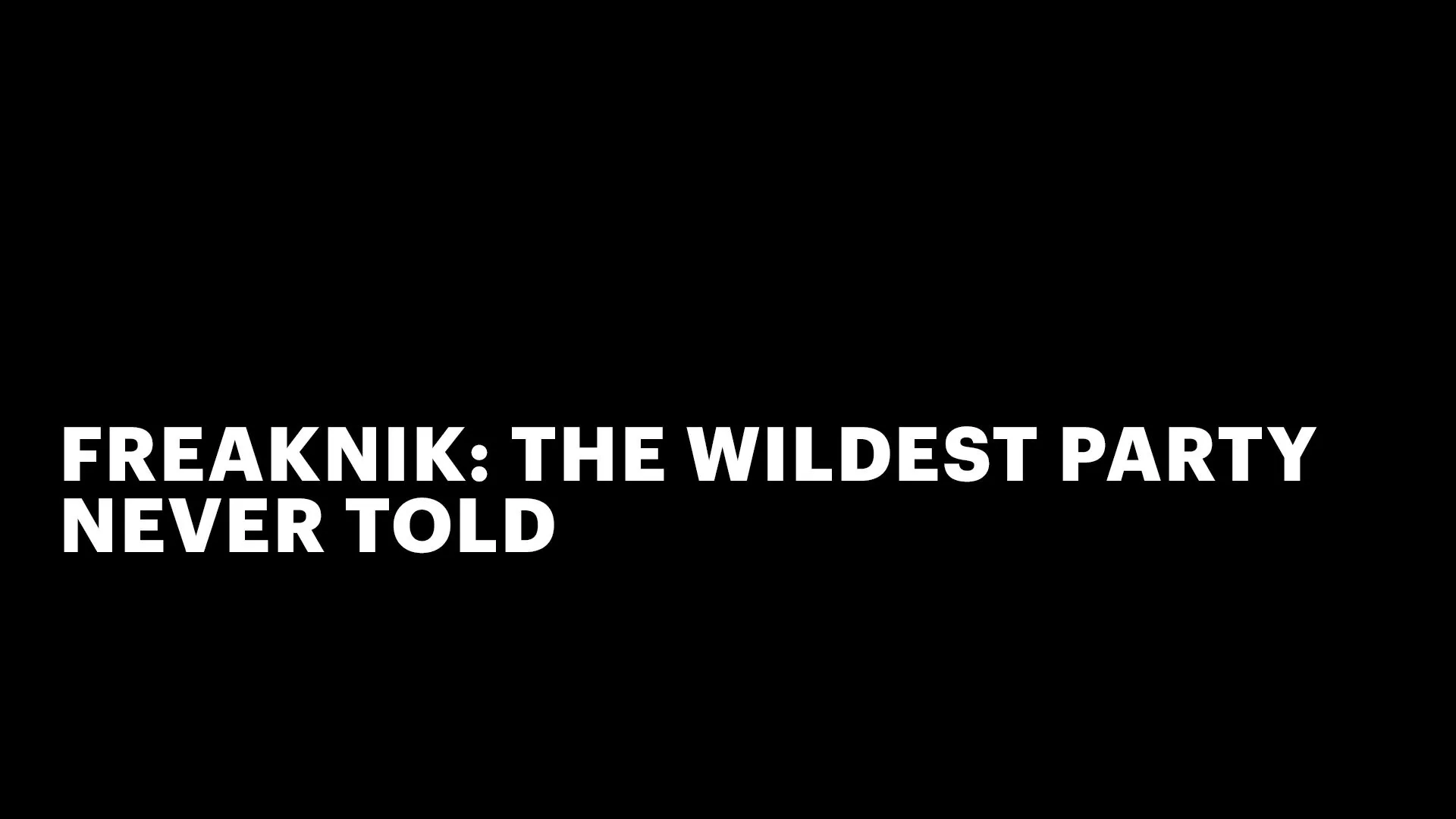 Freaknik: The Wildest Party Never Told Disney+