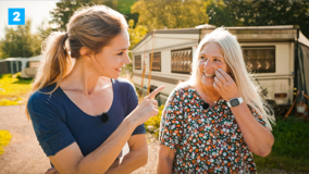 Signe Molde på udebane: Campingkrig - vi overgiver os aldrig! DR TV