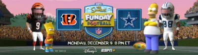 The Simpsons Funday Football Disney+