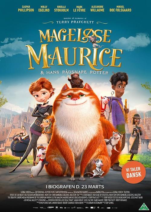 Magelu00f8se Maurice og hans ru00e5dsnare rotter. I biografen 23 marts