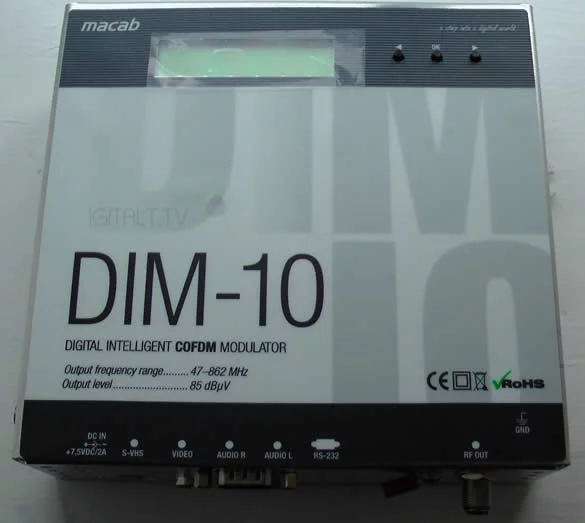 MACAB DIM-10 DIGITAL COFDM (DVB-T) MODULATOR