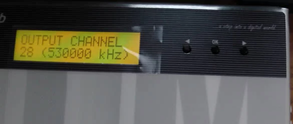 MACAB DIM-10 DIGITAL COFDM (DVB-T) MODULATOR frekvens