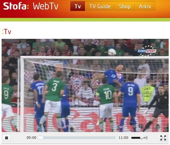 Stofa WebTV To Go Eurosport
