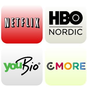 streaming tjenester YouBio HBo Nordic Netflix C More
